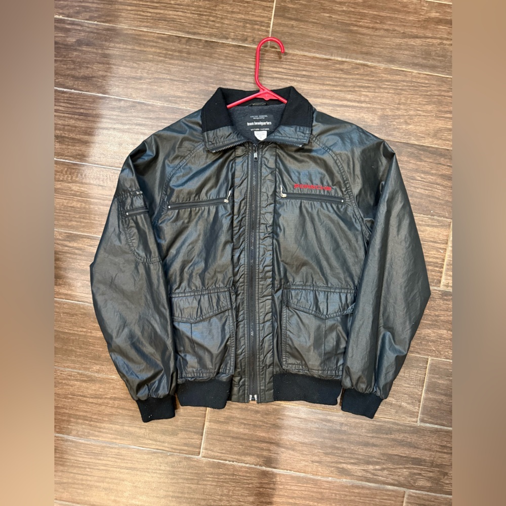 Porsche Black Bomber Jacket